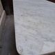 Wood and marble bistro table