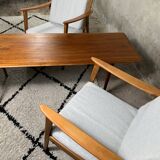 A pair of scandinavian lounge chairs from the 1960s