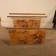 Lucite and brass magazine rack, 1970-80.