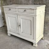 Parisian sideboard with 2 doors and 2 drawers vintage