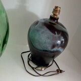 Enamelled stoneware lamp foot