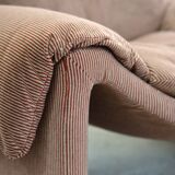 Pair of P60 armchairs by Vittorio Introini for Saporiti