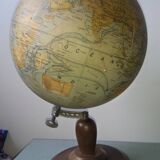 Terrestrial globe Forest Girard and barrere early 20th century