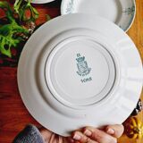 Set of 12 flat plates with slight defects Saint Amand 1932