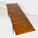 XL mid century extendable dining table in teak, 1960s