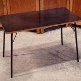 Black formica living room table 1970