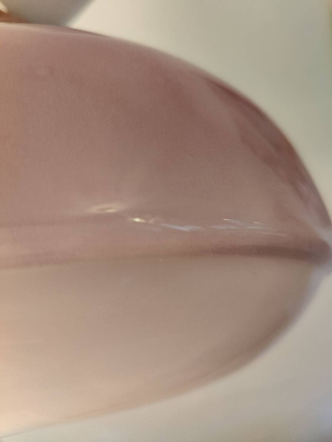 Purple and white opaline pendant light from the 60s/70s.
