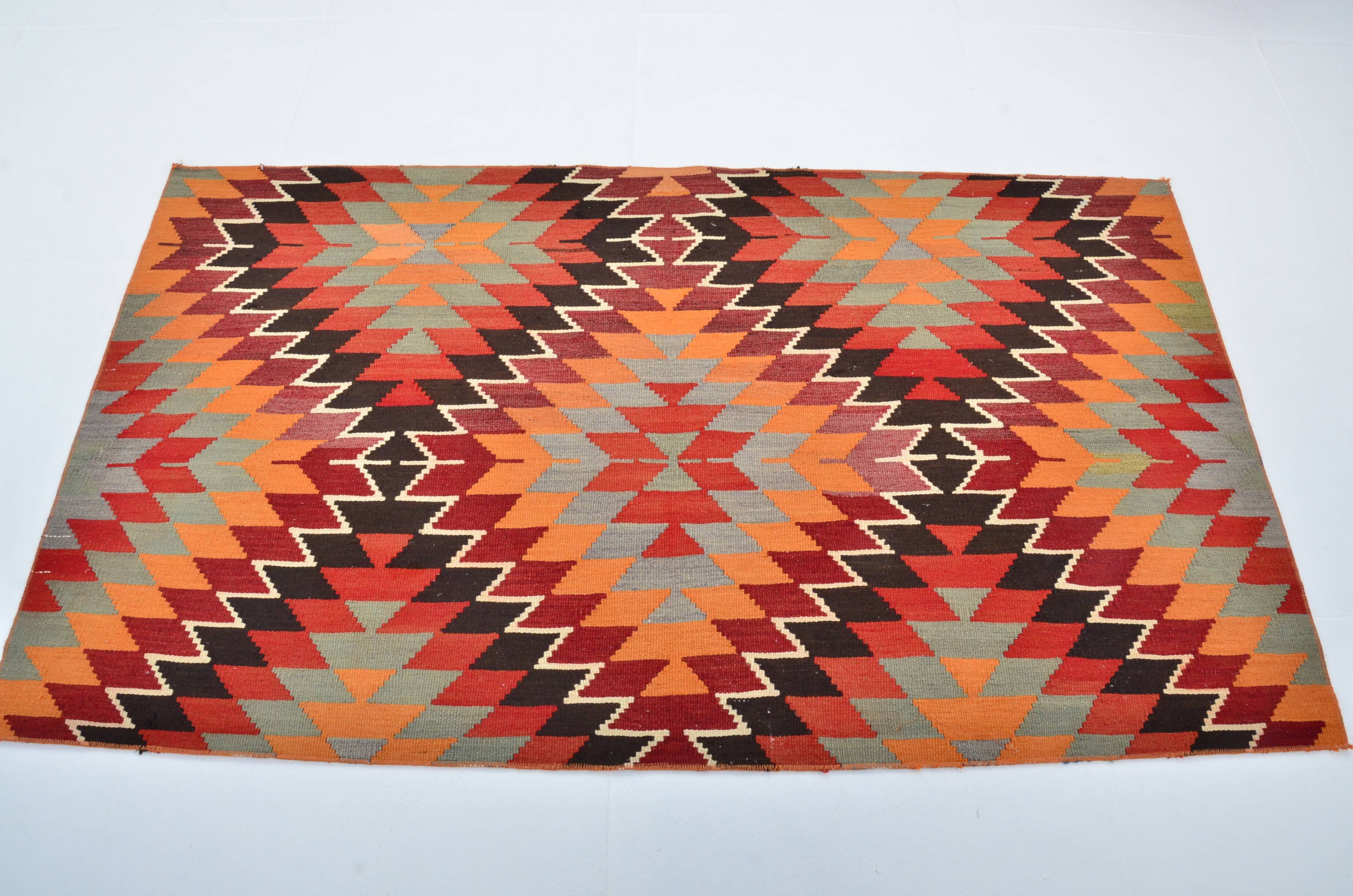 Floor Decorative Vintage Rug sku 3413