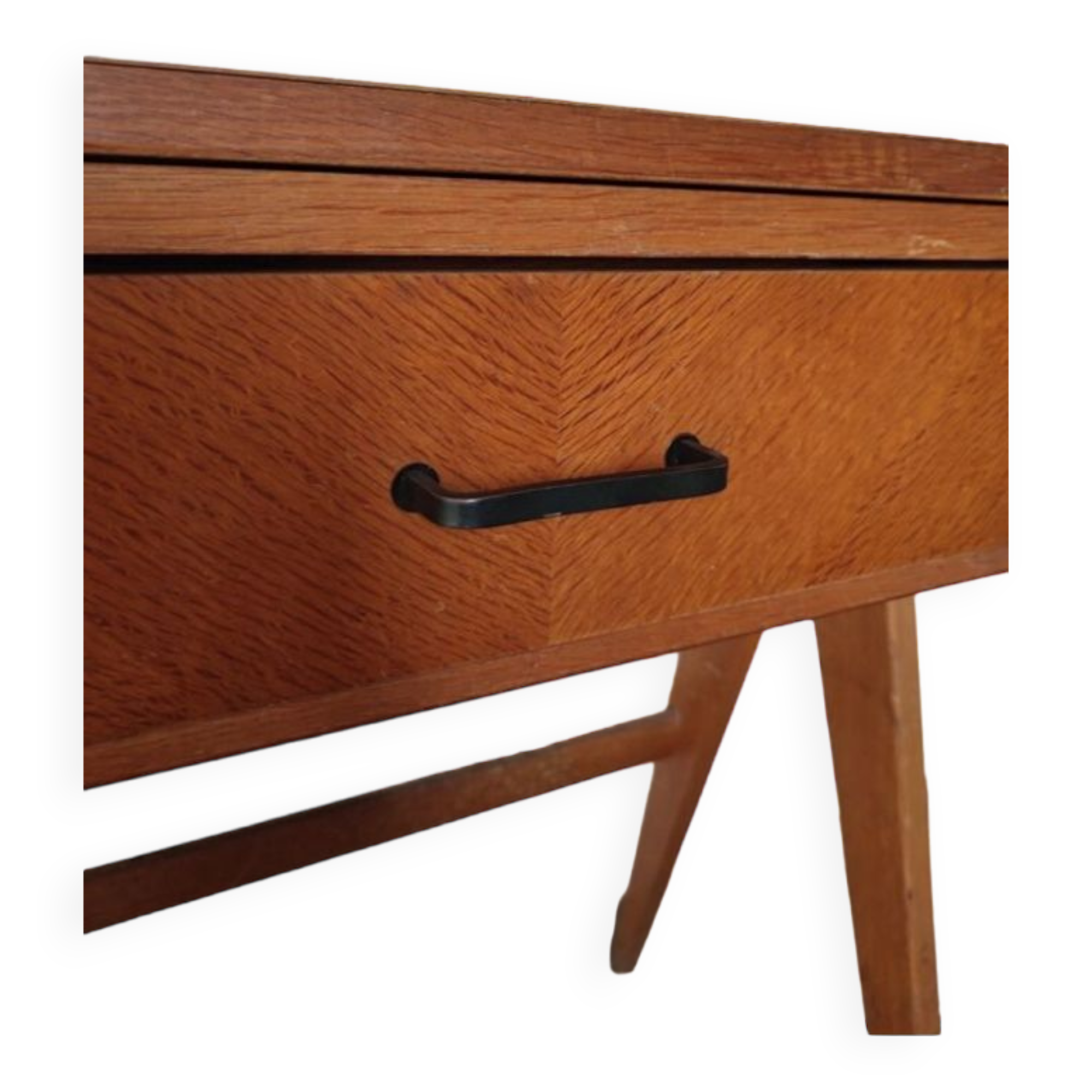 Vintage console desk with compass legs