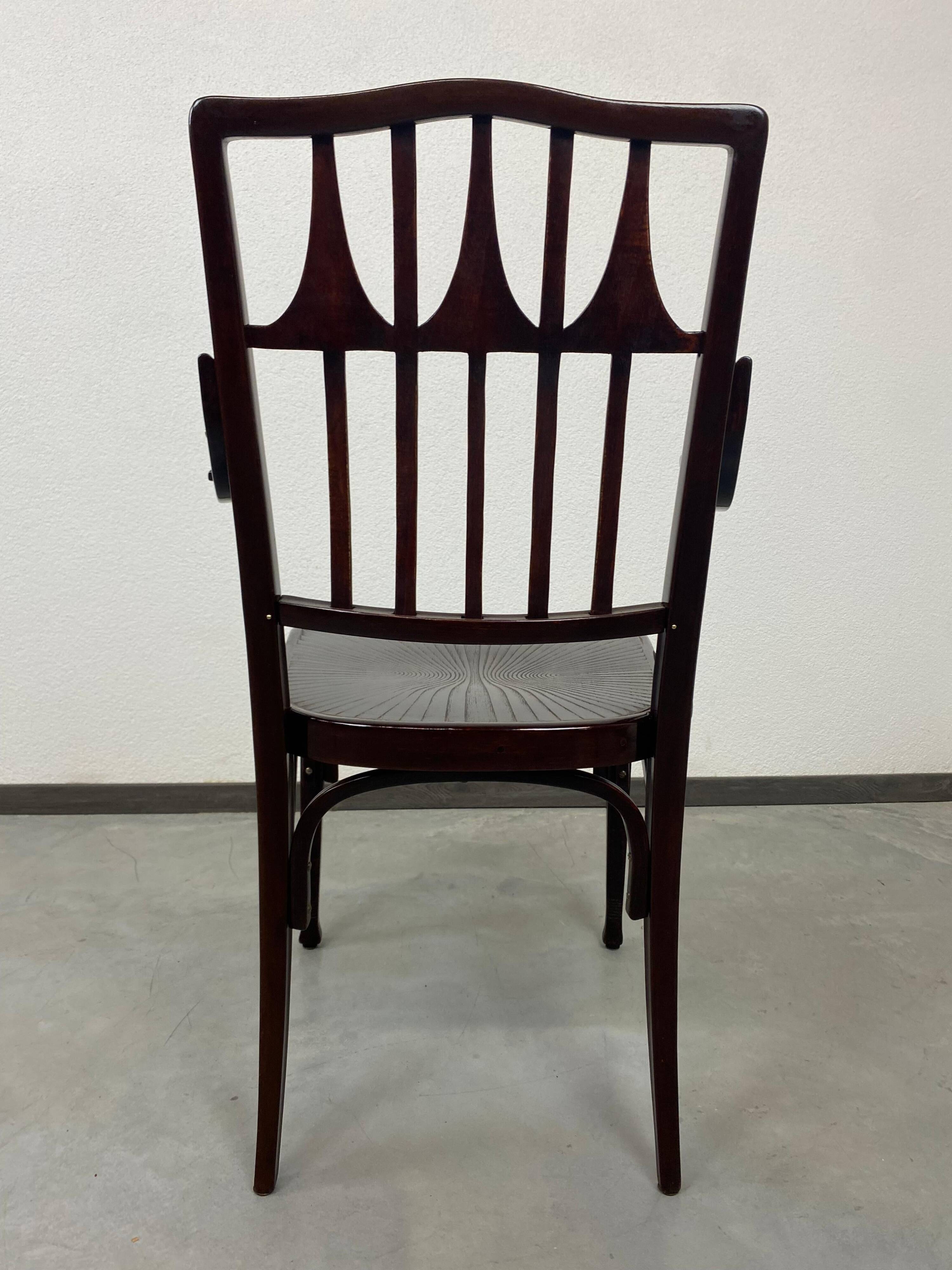 Office chair Secession nr.327 by Koloman Moser for J.&J.Kohn