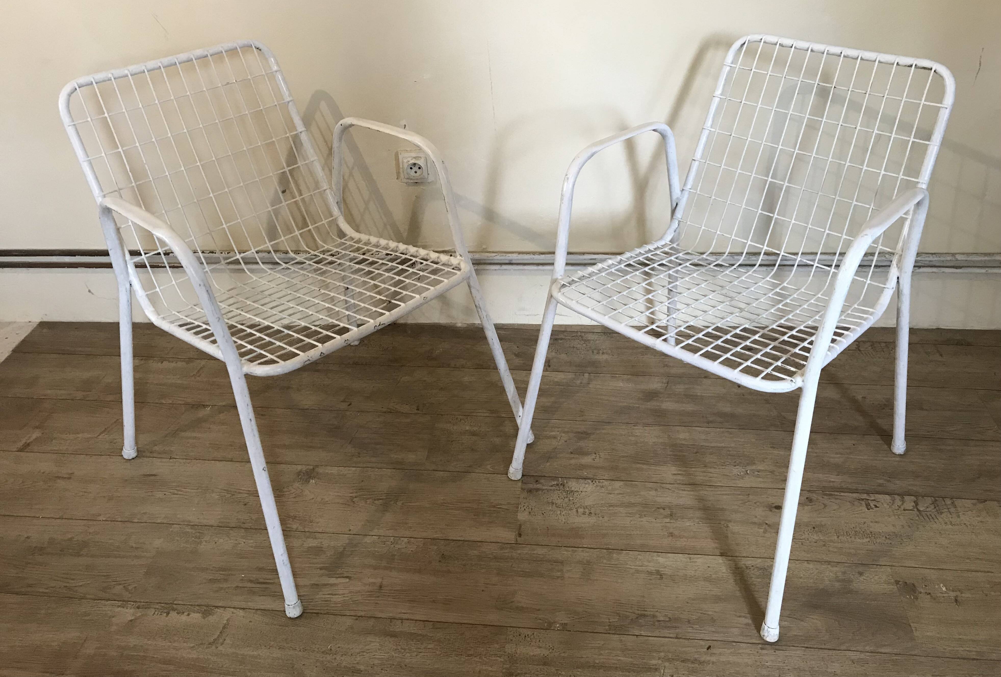 Pair of vintage emu rio model armchairs