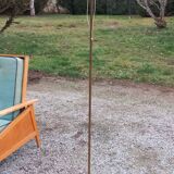 50s floor lamp in gilded brass