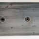Pair of patinated steel bookends Art Deco style