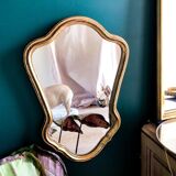 Golden Mirror Baroque Style 33x50cm