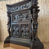 Renaissance-style castle buffet with 19th-century Atlanteans