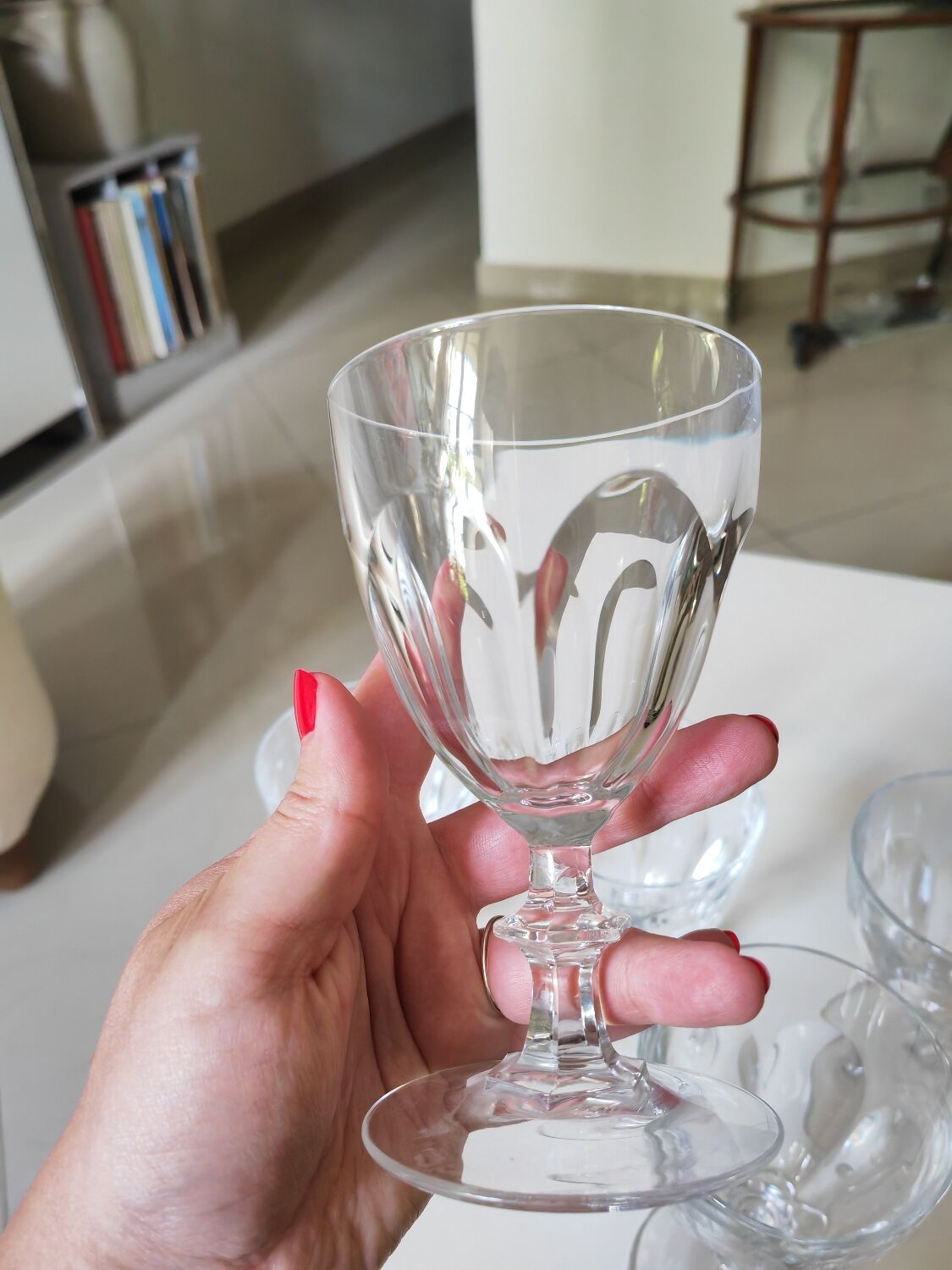 Rambouillet crystal glasses