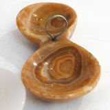 Set of 3 stone salt cellars