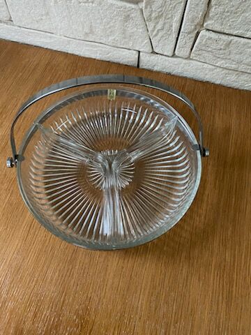 Vintage glass aperitif servant