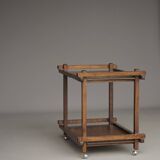 Desserte au thé hollandais moderniste en chêne. Années 1950