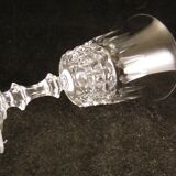 Service of 6 red wine glasses in Arques crystal