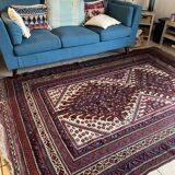 Tapis Afghan ancien en laine 270x186cm
