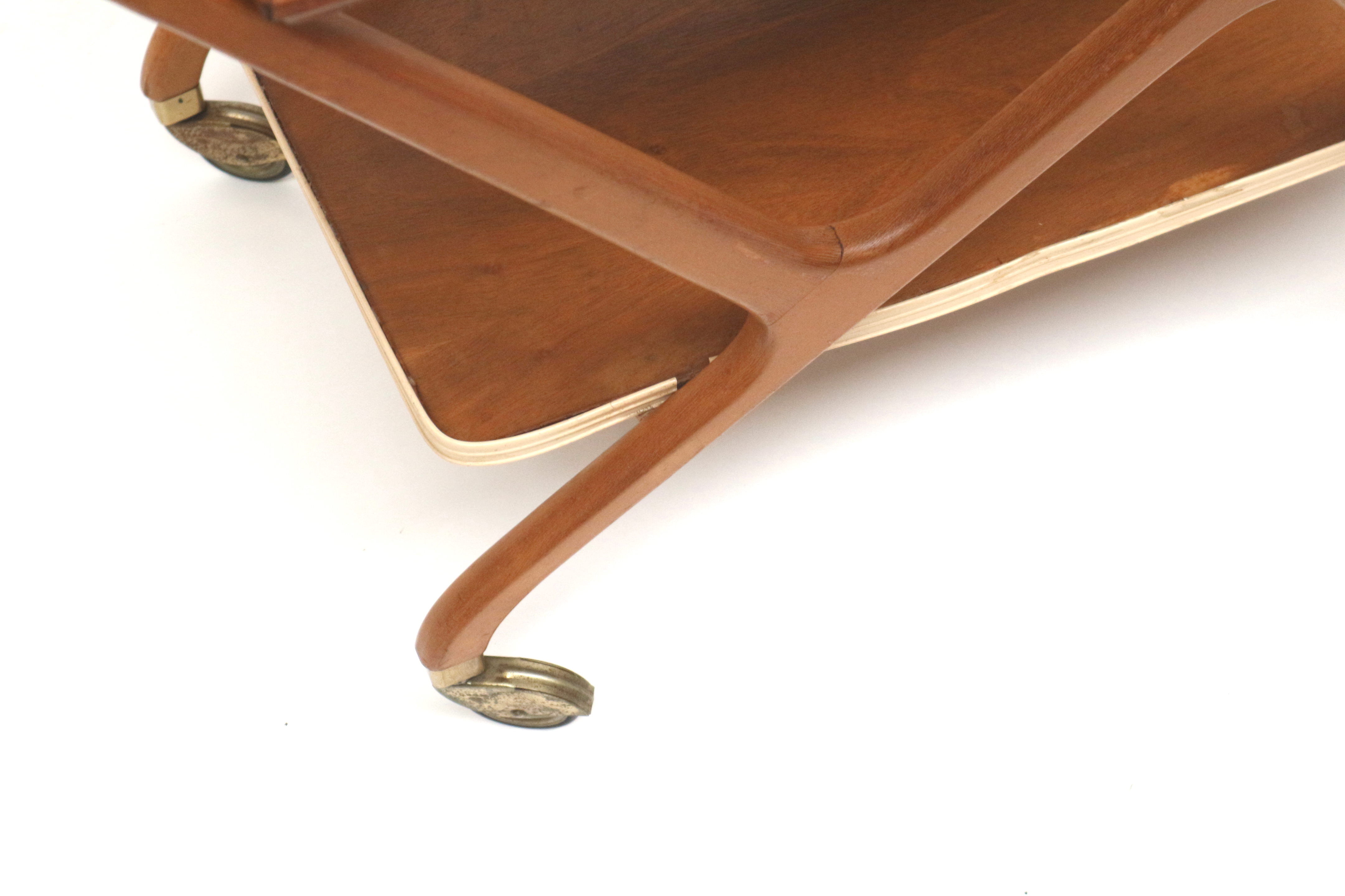 Vintage Italian serving trolley from the 1950s