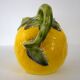 Pichet barbotine forme citron vintage
