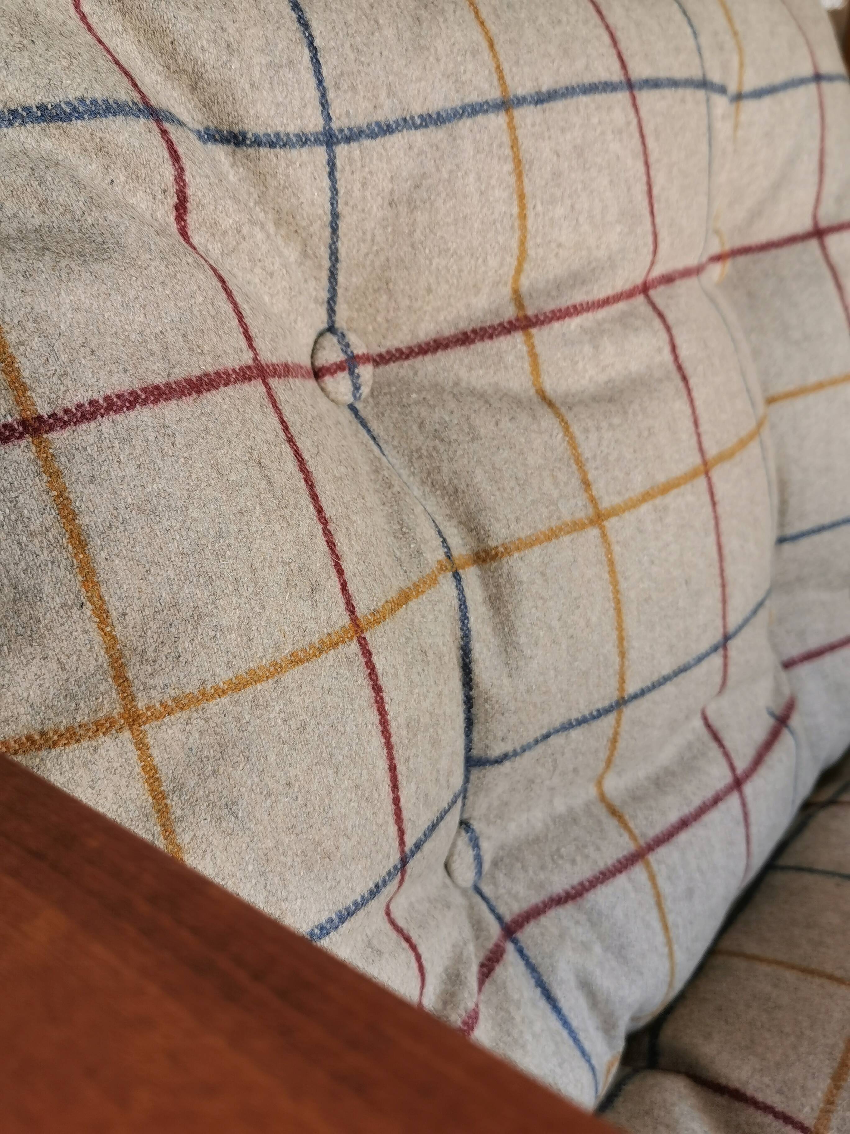 Vintage checkered armchair