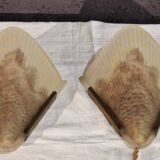 Pair of art deco style wall lights