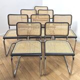 Suite de 8 chaises Cesca B32, Marcel Breuer