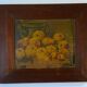 Oil on panel e croizet still life with apples grapes late nineteenth century