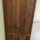 Old Parisian wooden linen wardrobe