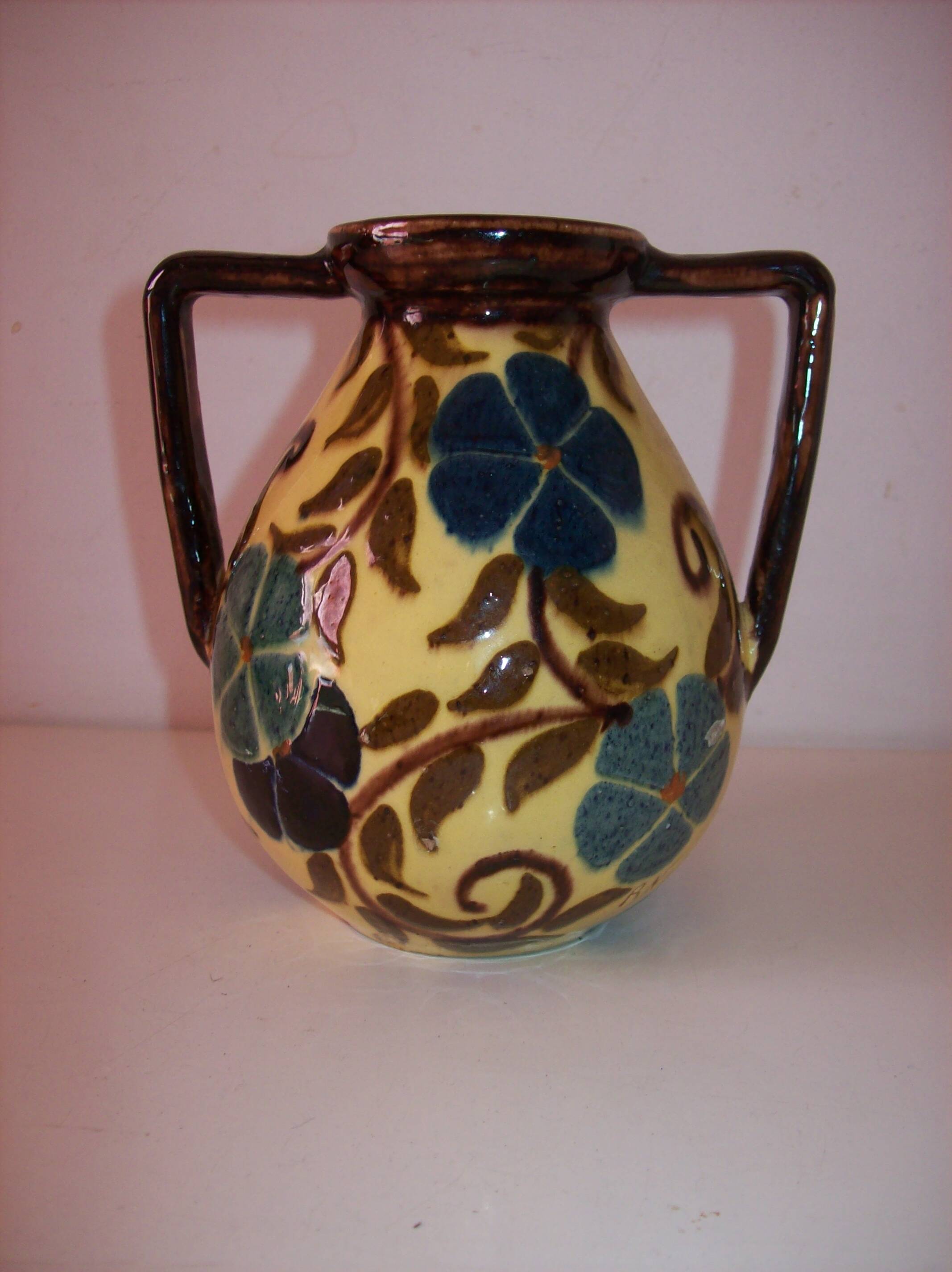 Vase Art Déco signé René Nicole