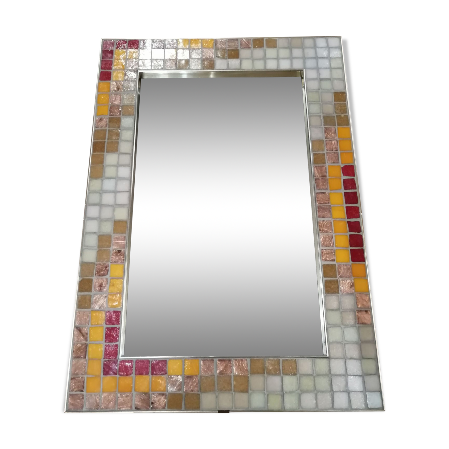 Vintage ceramic mirror