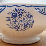 Salad bowl floral decoration early XX th