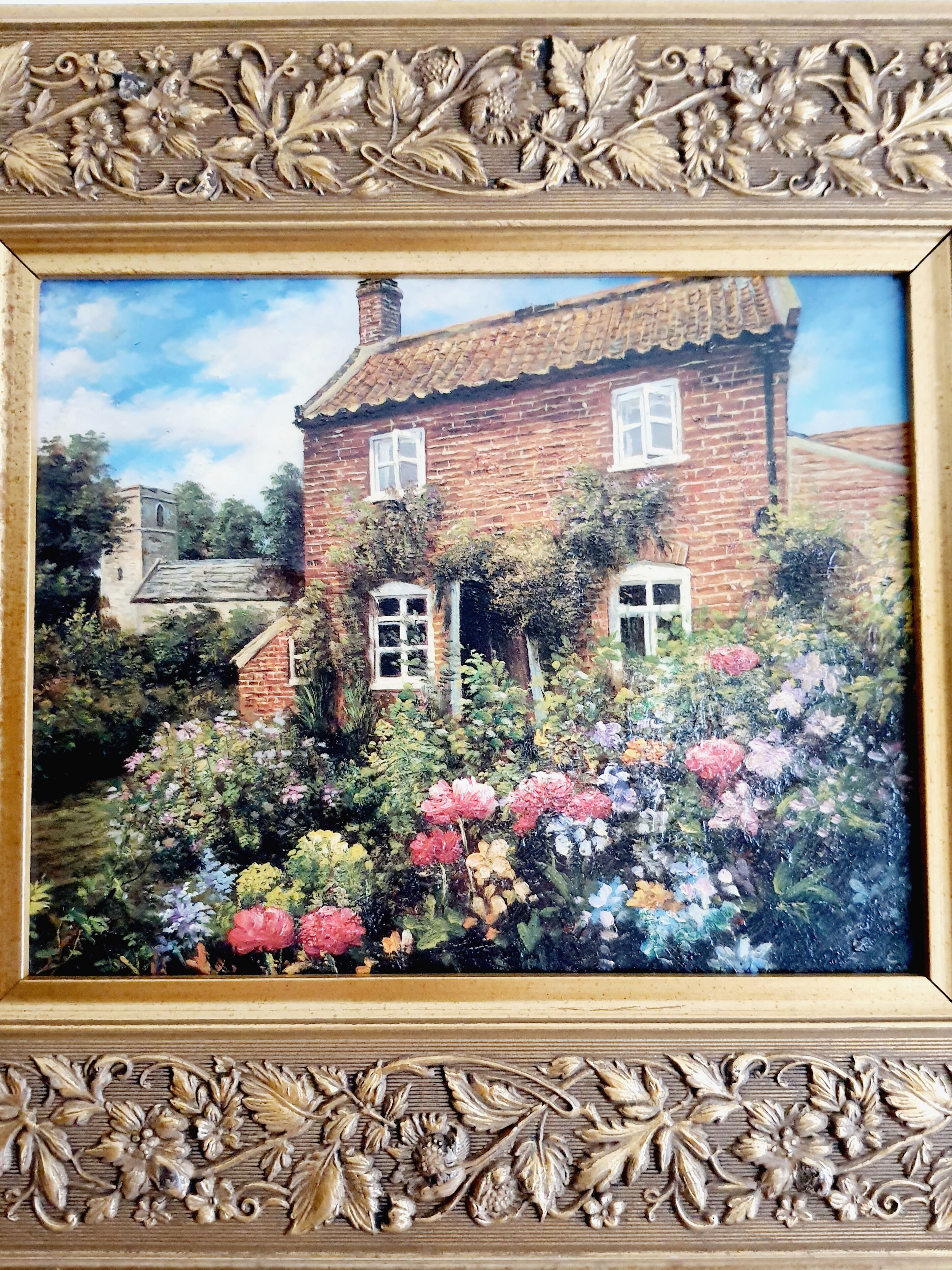 Oil on English house wood