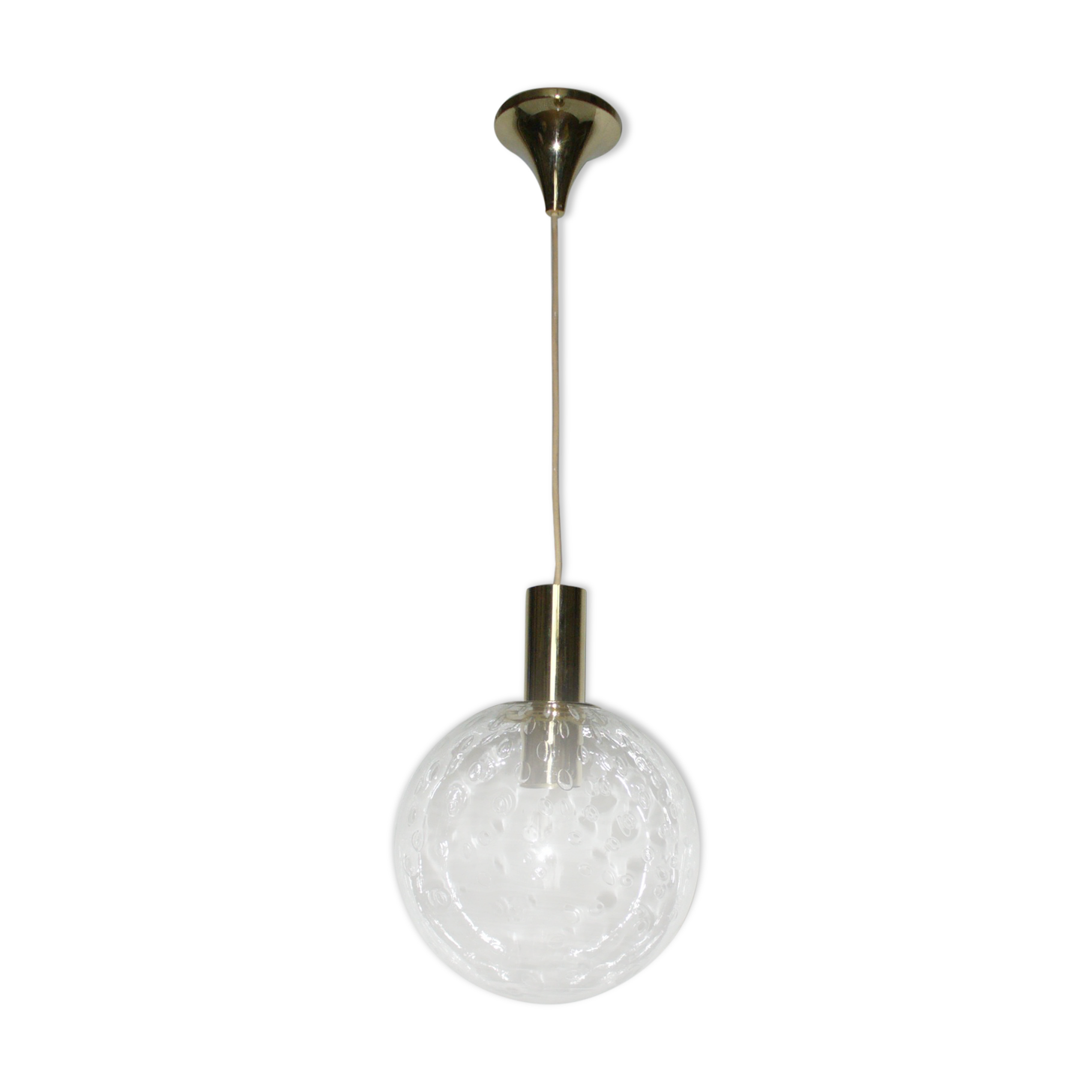 Suspension blown glass ball from the 60s - 70s