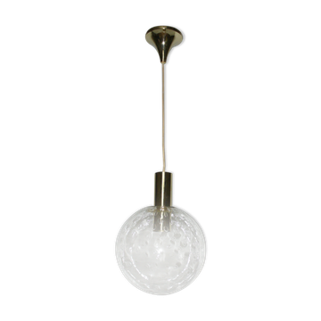 Suspension blown glass ball from the 60s - 70s
