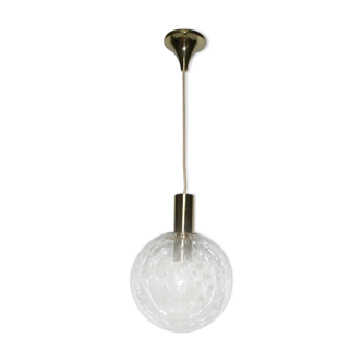 Suspension boule en verre soufflé des années 60 - 70