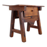 18th Century Spanish Chestnut Wood Side Table