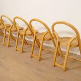 Set of 6 folding chairs | Arca | Gigi Sabadin for Crassevig