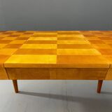 Table à manger vintage tchèque par Jindřich Halabala - Extensible, 1940 Mid-Cen