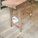 Console in raw wood