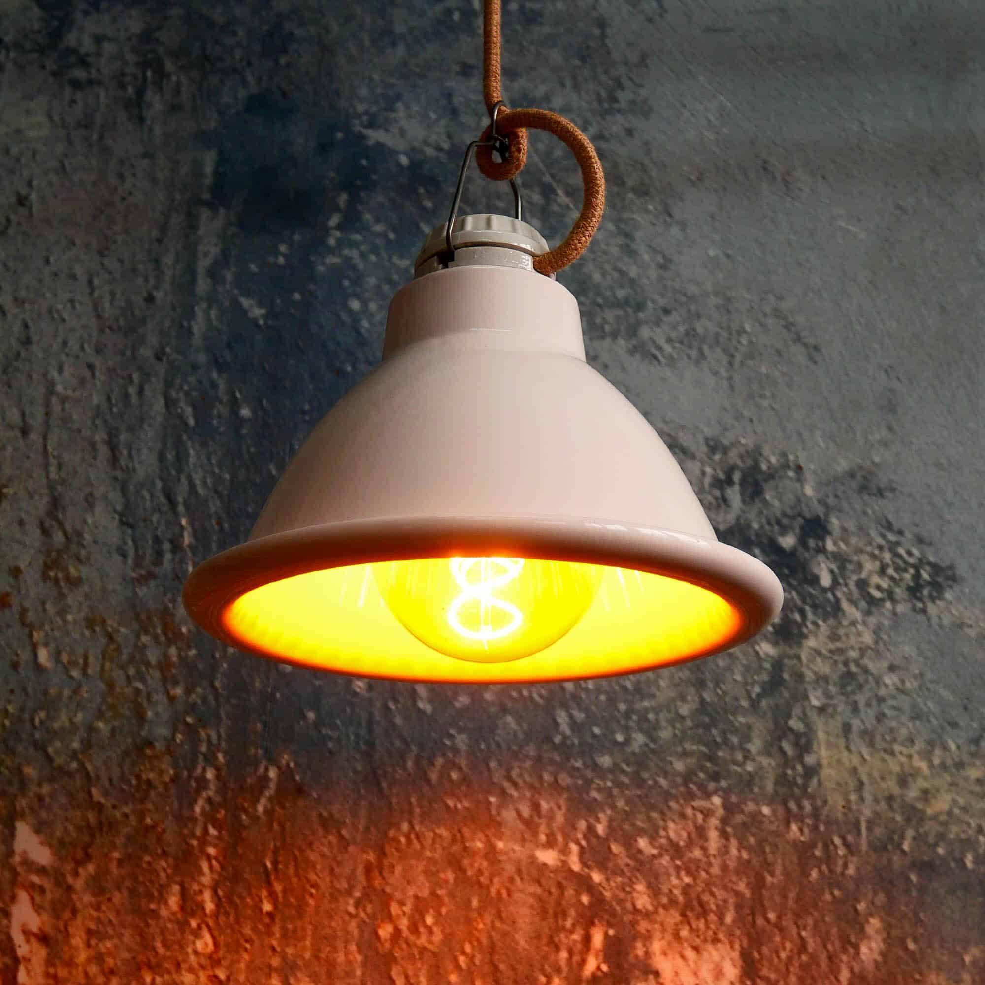 Old ceramic pendant light