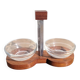 Duralex rosewood salt and pepper shaker set from the 1960s