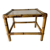 Table basse en rotin
