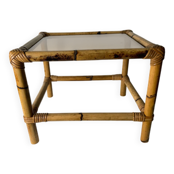 Rattan coffee table