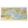 Map of the Mediterranean, 1950