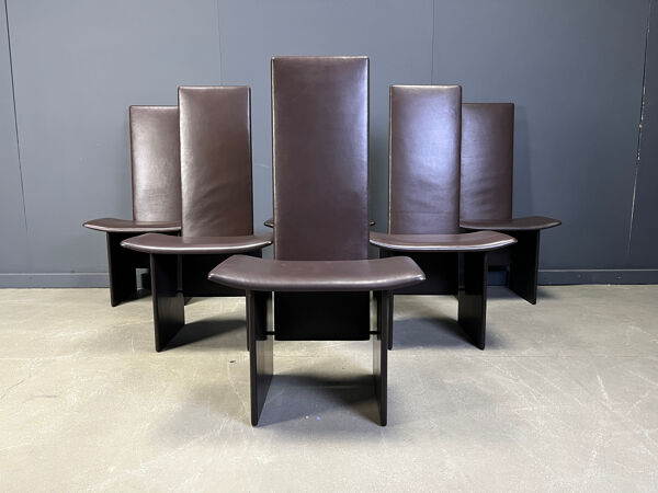 Chaises de salle à manger Rennie de Kazuhide Takahama, 1970, ensemble de 6