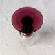 6 antique aperitif glasses, vintage plum-footed glass